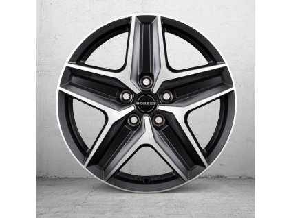 Borbet CWZ 7.5x18 ET53 5x118 black polished matt