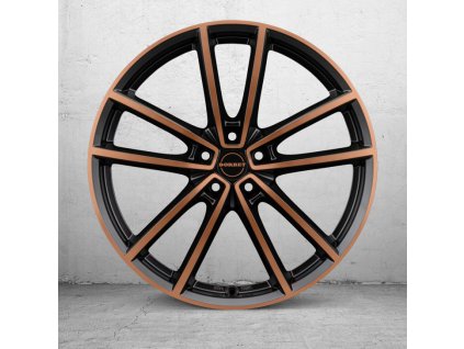 Borbet W 8x20 ET41 5x112 black copper polished matt