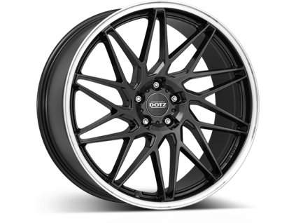 DOTZ Tanaka dark 8,0x18 5/112 ET40 gunmetal/polished lip