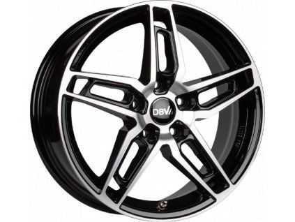DBV 5DS 005 schwarz glaenzend front poliert