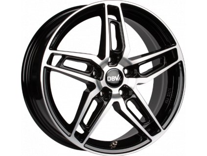 DBV 5DS 005 schwarz glaenzend front poliert
