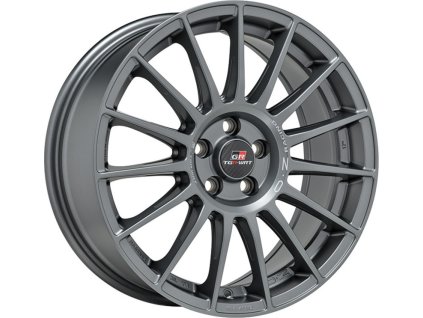 Alu kola OZ SUPERTURISMO TGR-WRT MATT GRAPHITE + SILVER LETTERING 7x17 4x100 ET42 68