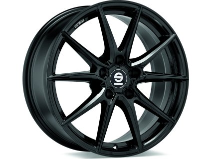 Alu kola SPARCO SPARCO DRS GLOSS BLACK 8x18 5x100 ET35 63.4