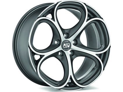 Alu kola MSW MSW 82 MATT GUN METAL FULL POLISHED (MGMFP) 8x18 5x114,3 ET45 73