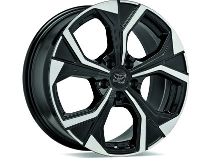 Alu kola MSW MSW 43 GLOSS BLACK FULL POLISHED 8,5x20 5x114,3 ET30 73
