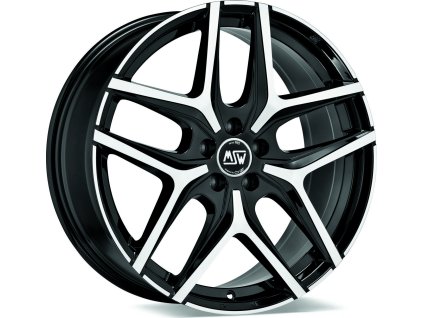 Alu kola MSW MSW 40 GLOSS BLACK FULL POLISHED 8,5x20 5x114,3 ET30 73