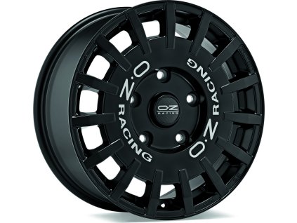 Alu kola OZ RALLY RACING VAN MATT BLACK SILVER LETTERING 8x18 5x112 ET45 66.6