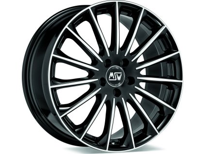 Alu kola MSW MSW 30 GLOSS BLACK FULL POLISHED 8,5x19 5x114,3 ET40 64.12