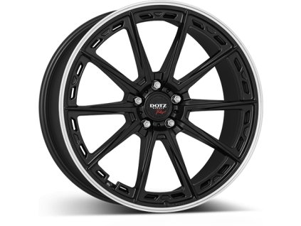 DOTZ Sonoma dark 8,5x19 5/120 ET32 Black matt/polished lip