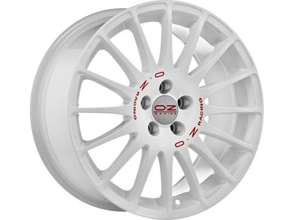 Alu kola OZ SUPERTURISMO WRC RACE WHITE RED LETTERING 7x17 4x100 ET40 68