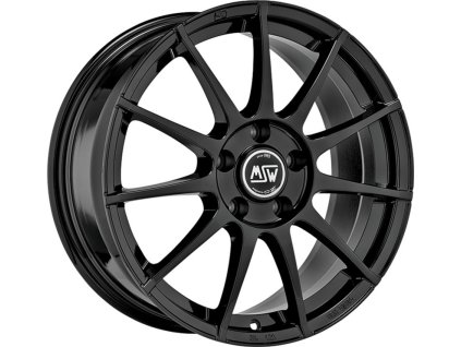Alu kola MSW MSW 85 GLOSS BLACK 7x17 4x100 ET37 63.4