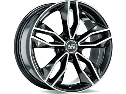 w19277502tt8 msw 71 8x18 et35 5x112 gloss dark grey full polished 1