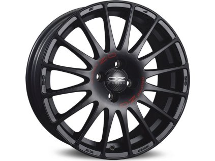 Alu kola OZ SUPERTURISMO GT MATT BLACK RED LETTERING 7x18 4x100 ET42 68