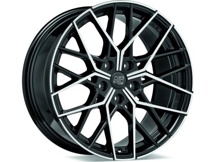 Alu kola MSW MSW 74 GLOSS BLACK FULL POLISHED 8x19 5x114,3 ET45 73