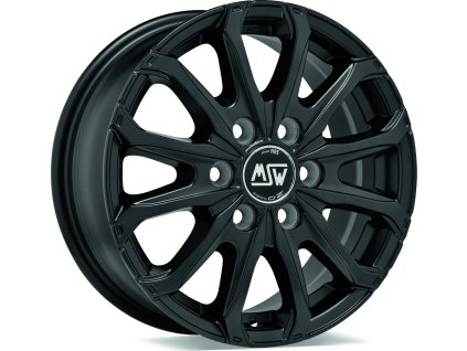 Alu kola MSW MSW 48 VAN 6 HOLES MATT BLACK 6,5x16 6x125 ET68 74.1