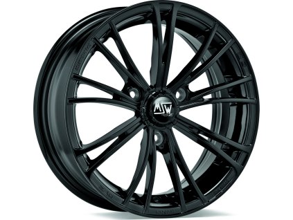 Alu kola MSW X2 MSW GLOSS BLACK 6,5x15 3x112 ET30 57.1
