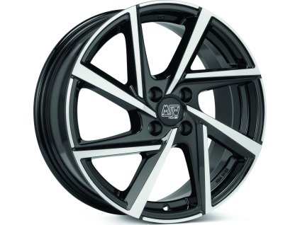 Alu kola MSW MSW 80-4 GLOSS BLACK FULL POLISHED 7x17 4x108 ET32 65.1
