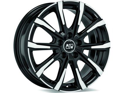 Alu kola MSW MSW 79 GLOSS BLACK FULL POLISHED 7x17 5x114,3 ET35 60.1