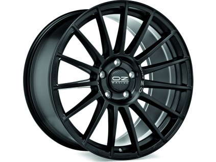 Alu kola OZ SUPERTURISMO LM MATT BLACK SILVER LETTERING 8x18 5x112 ET48 75