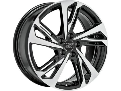 Alu kola MSW MSW 60 GLOSS BLACK FULL POLISHED 7,5x17 5x108 ET44 65.1