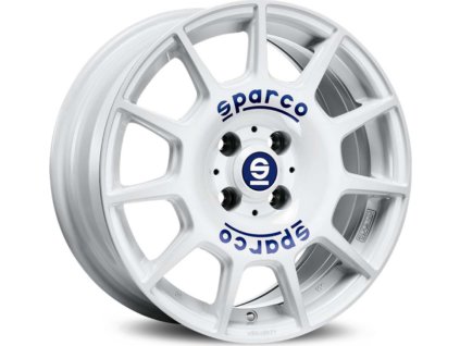 w29046602g7 sparco terra white blue lettering 7x16 et35 5x112 73 0 3