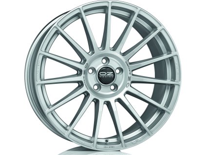 Alu kola OZ SUPERTURISMO DAKAR MATT RACE SILVER BLACK LETTERING 10x20 5x130 ET39 66.6