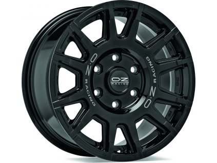 Alu kola OZ RALLY LEGEND GLOSS BLACK + DARK LETTERING 8x17 6x139,7 ET25 106.1