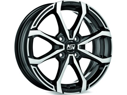 Alu kola MSW MSW X4 GLOSS BLACK FULL POLISHED 6x16 4x100 ET40 63.4