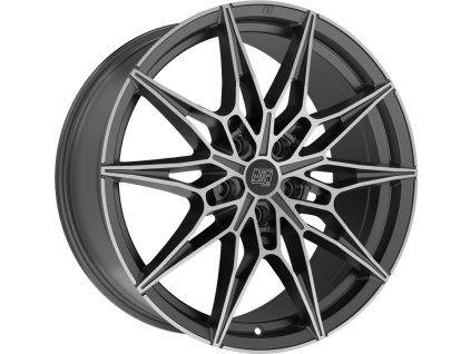 w1946250126 msw 75 matt gun metal full polished mgmfp 8x19 et30 5x112 73 0 2