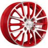 CMS C17 6x14 4/100 ET35 Diamond Red Gloss