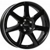 DEZENT TW dark 7,0x17 5/100 ET45 black/polished lip