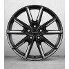 Borbet LX19 8x19 ET45 5x108 black matt silver spoke rim