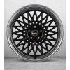Borbet B 7x17 ET25 4x100 black rim polished
