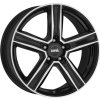 DBV Vegas KG dark 7,0x18 5/108 ET47,5 schwarz glänzend, front poliert