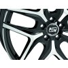 Alu kola MSW MSW 40 GLOSS BLACK FULL POLISHED 8,5x20 5x112 ET45 73