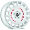 w01a1220533 rally racing 8x18 et45 5x112 race white red lettering 1