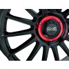 Alu kola OZ SUPERTUR EVOLUZIONE GLOSS BLACK + RED LETTERING 8,5x19 5x114,3 ET38 75