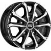 Alu kola MSW MSW 48 VAN GLOSS BLACK FULL POLISHED 7x17 5x130 ET66 89.1