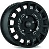 Alu kola OZ RALLY RACING VAN MATT BLACK SILVER LETTERING 8x18 5x120 ET45 65.1