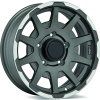 M7 matt dark grey lip polished