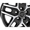 Alu kola MSW MSW 40 VAN GLOSS BLACK FULL POLISHED 6,5x16 5x118 ET48 71.1
