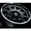 Alu kola SPARCO SPARCO DAKAR MATT BLACK LIP POLISHED+RIVETS 8,5x18 6x139,7 ET27 106.1