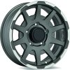 Alu kola SPARCO SPARCO DAKAR MATT BLACK LIP POLISHED+RIVETS 8,5x18 6x114,3 ET40 66.1