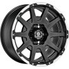 Alu kola SPARCO SPARCO DAKAR MATT BLACK LIP POLISHED+RIVETS 8,5x18 6x114,3 ET40 66.1