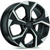 Alu kola MSW MSW 43 GLOSS BLACK FULL POLISHED 7x19 5x114,3 ET45 67.1