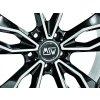 Alu kola MSW MSW 71 GLOSS DARK GREY FULL POLISHED 8x19 5x112 ET35 73