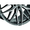 Alu kola MSW MSW 50 MATT GUN METAL FULL POLISHED (MGMFP) 8,5x19 5x112 ET43 73