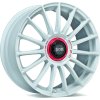 Alu kola OZ SUPERT EVOLUZ WRC RACE WHITE RED LETTERING 8x18 5x112 ET48 75