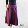 Dlouhá Áčková sukně - vínová