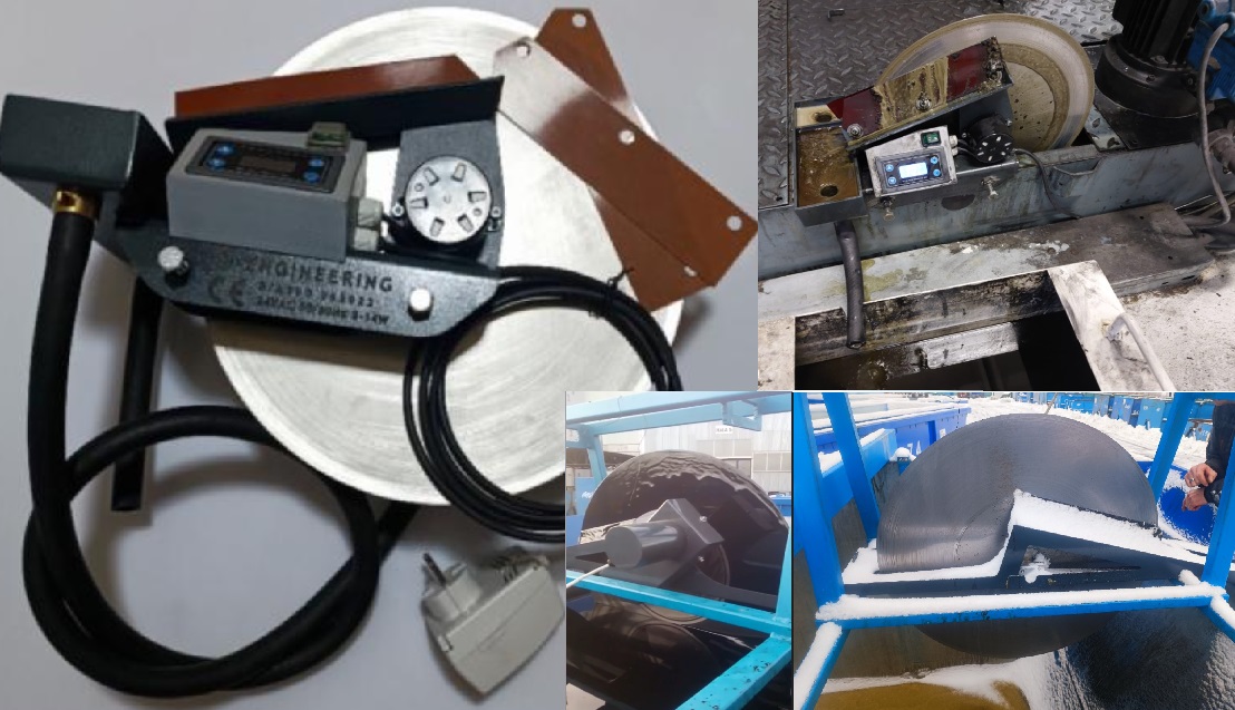 Diskový odučovač oleje D300 typ A, Oil disc separator